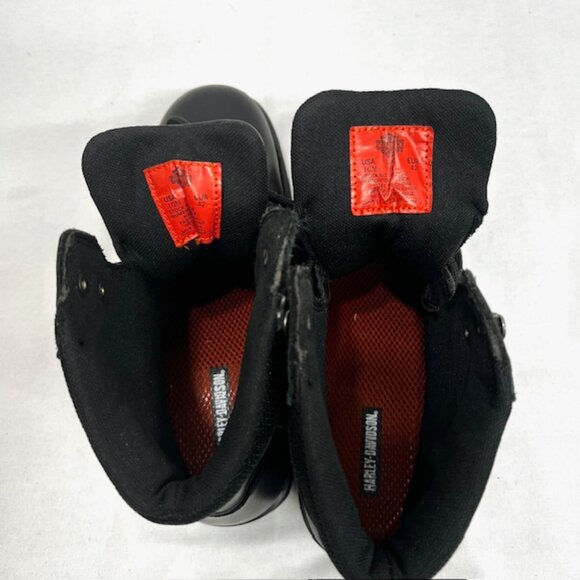 Collection Harley-Davidson 18 x9x11 Duffel Bag+Booth Sz 10M+Leather Glove+Beanie - Picture 13 of 16